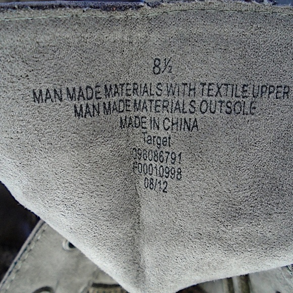 Mossimo Lace Up Sweater Wedge Boots Size 8.5 - Picture 5 of 7